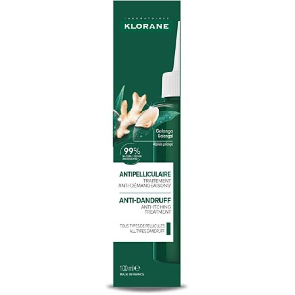 KLORANE GALANGA anti-dandruff and anti-itch treatment 100 ml