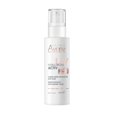 AVÈNE HYALURON ACTIV UV triple anti-aging fluid SPF50 40 ml