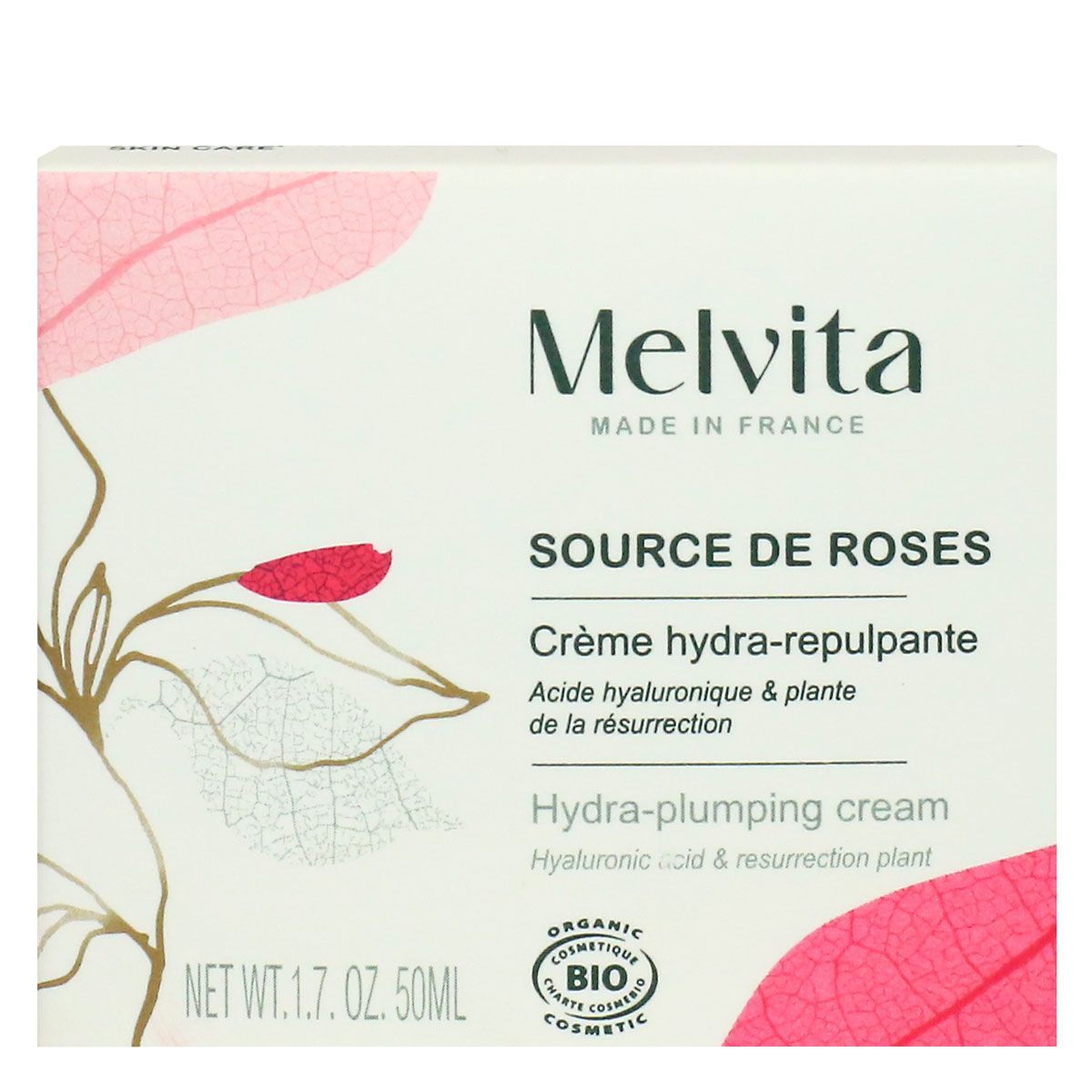 MELVITA SOURCE DE ROSES plumping moisturizing cream 50 ml