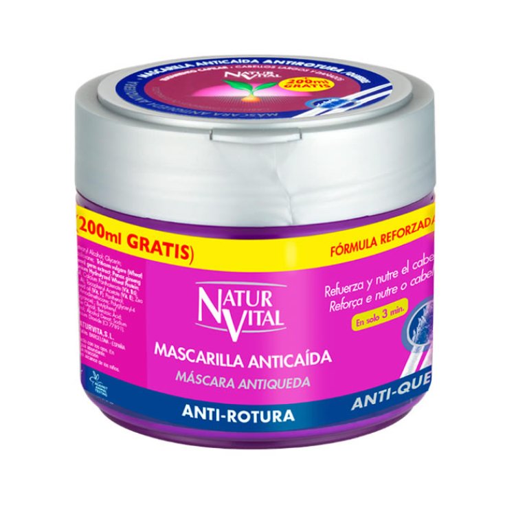 NATUR VITAL ANTI-HAIR LOSS MASK anti-breakage hair treatment 500 ml