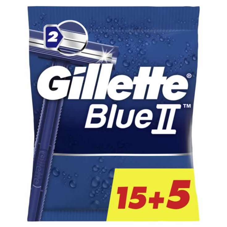 GILLETTE BLUE II disposable razor blades 20 units