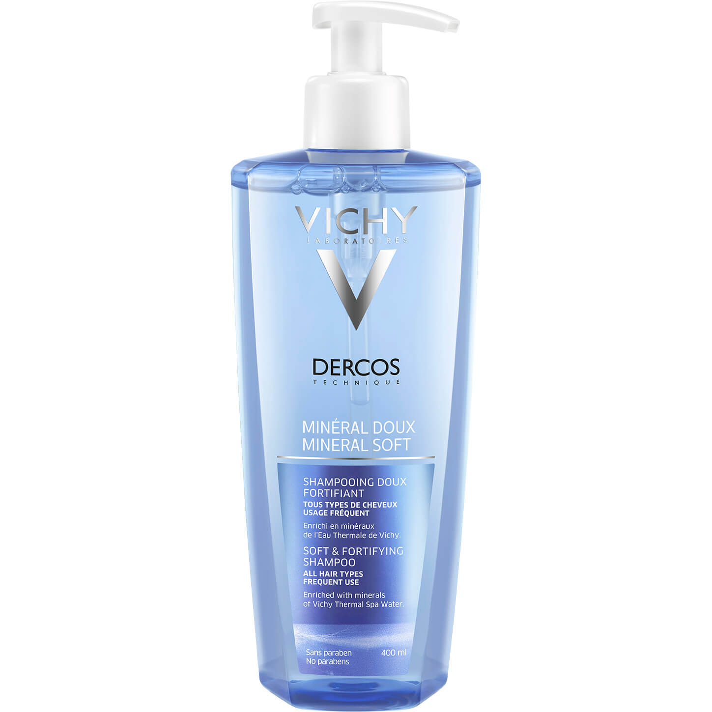 VICHY DERCOS mineral shampoo frequent use 400 ml