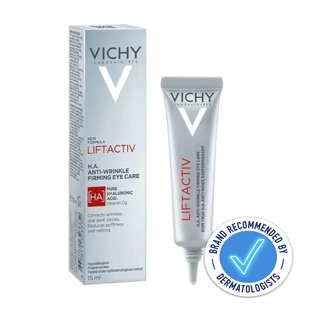 VICHY LIFTACTIV SUPREME anti-wrinkle eye cream with rhamnose enriched with pure hyaluronic acid 15 ml