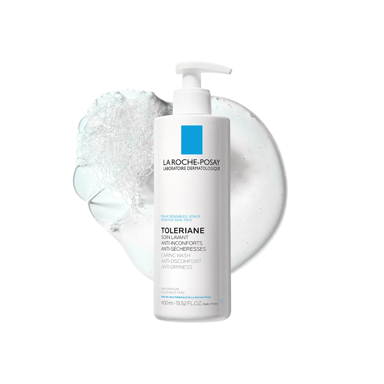 LA ROCHE POSAY TOLERIANE facial cleansing cream for very sensitive and dry skin, non-irritating, 400 ml