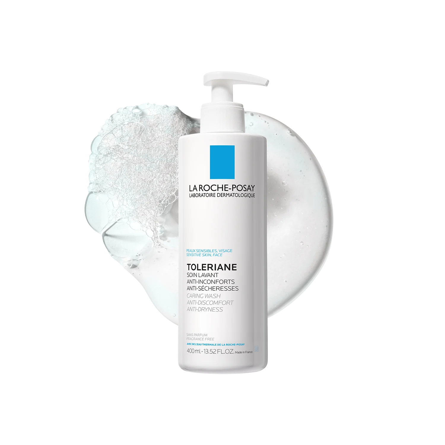 LA ROCHE POSAY TOLERIANE facial cleansing cream for very sensitive and dry skin, non-irritating, 400 ml