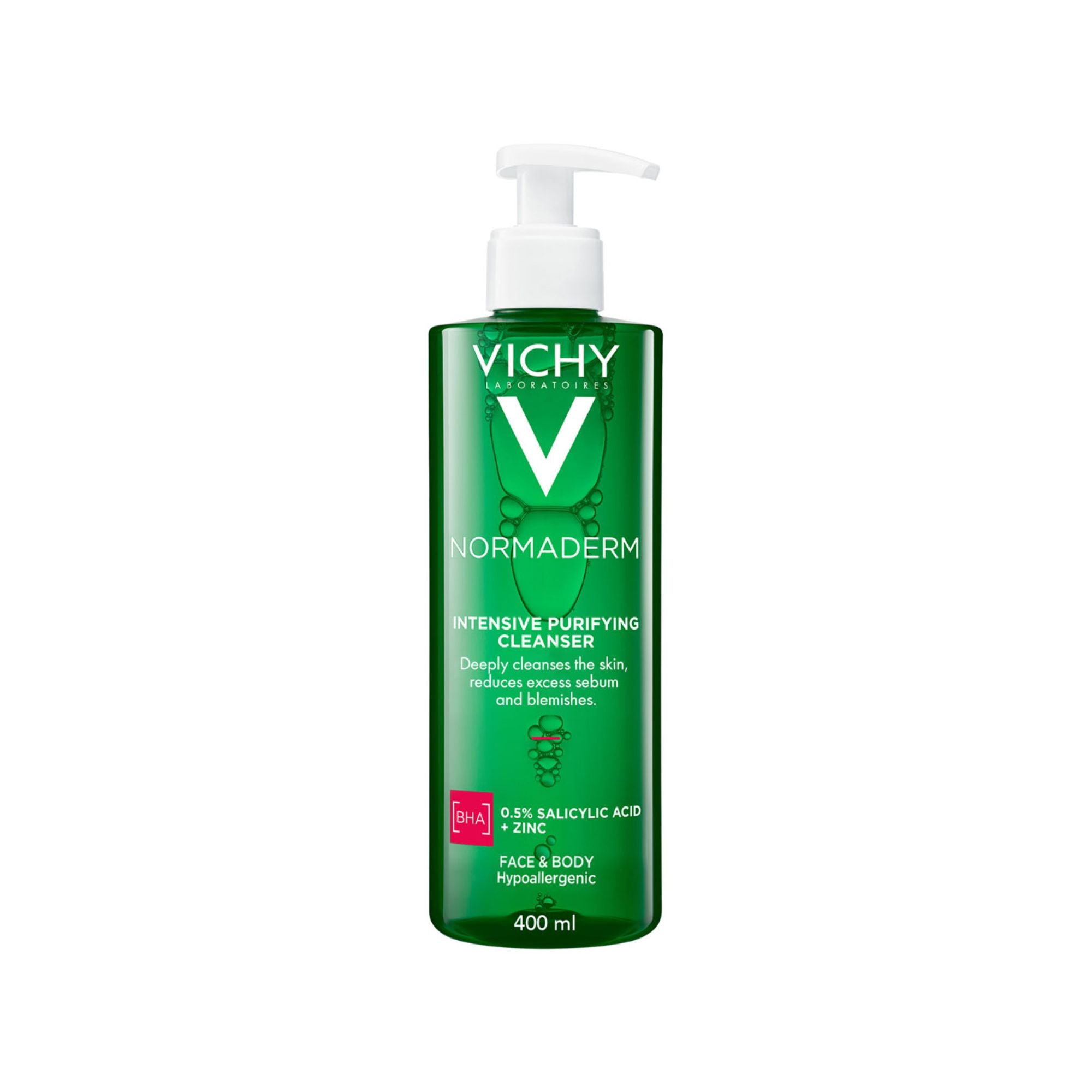 VICHY NORMADERM PHYTOSOLUTION purifying salicylic acid cleansing gel 400 ml