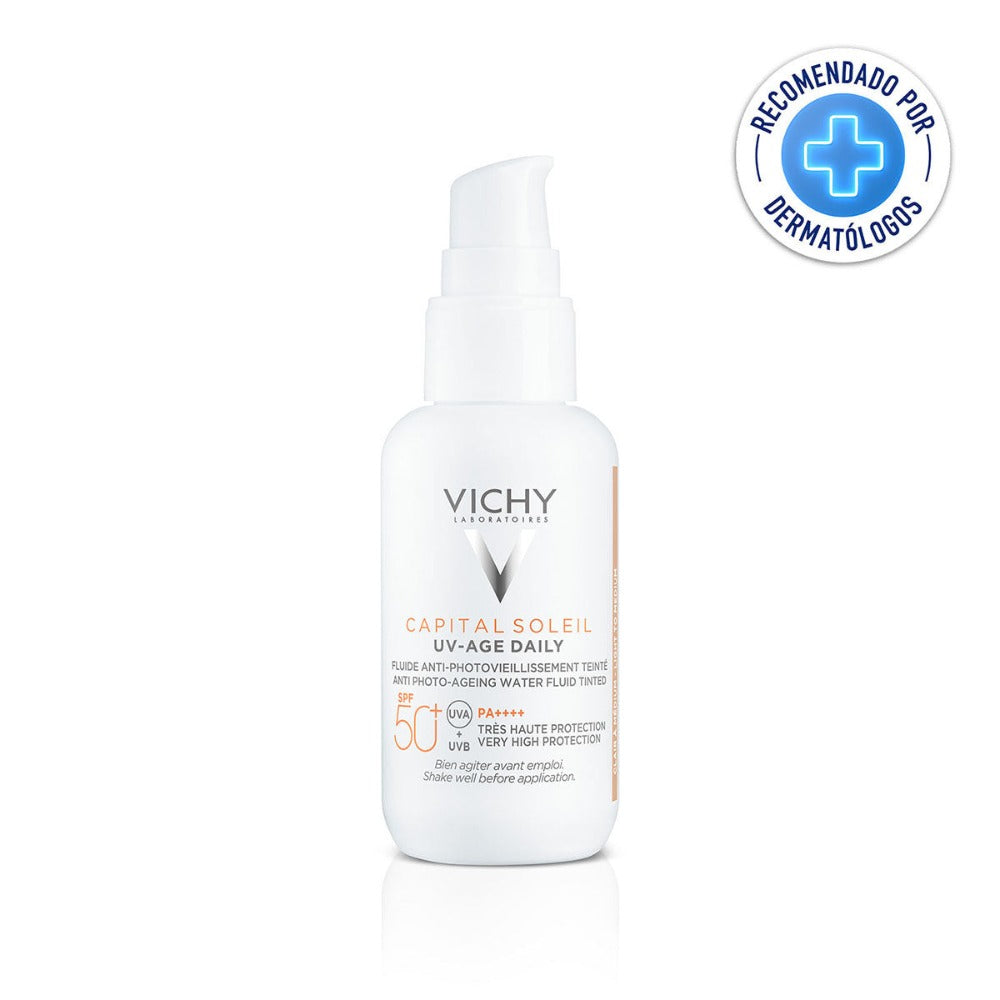 VICHY CAPITAL SOLEIL UV AGE daily photoprotective fluid color light SPF50+ 40 ml