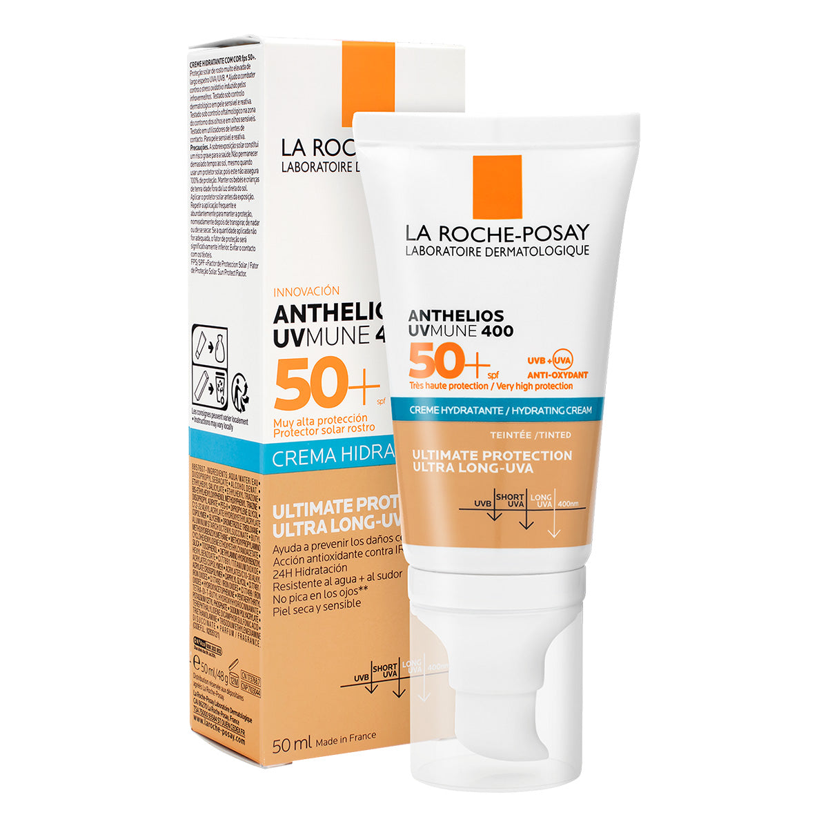 LA ROCHE POSAY ANTHELIOS UVMUNE 400 tinted moisturising cream SPF50+ 50 ml