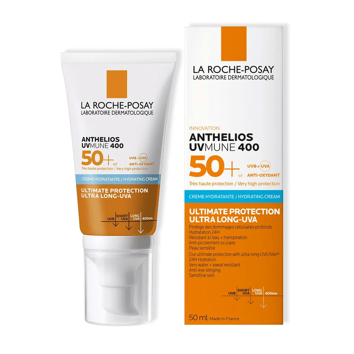 LA ROCHE POSAY ANTHELIOS UVMUNE 400 moisturizing cream SPF50+ 50 ml