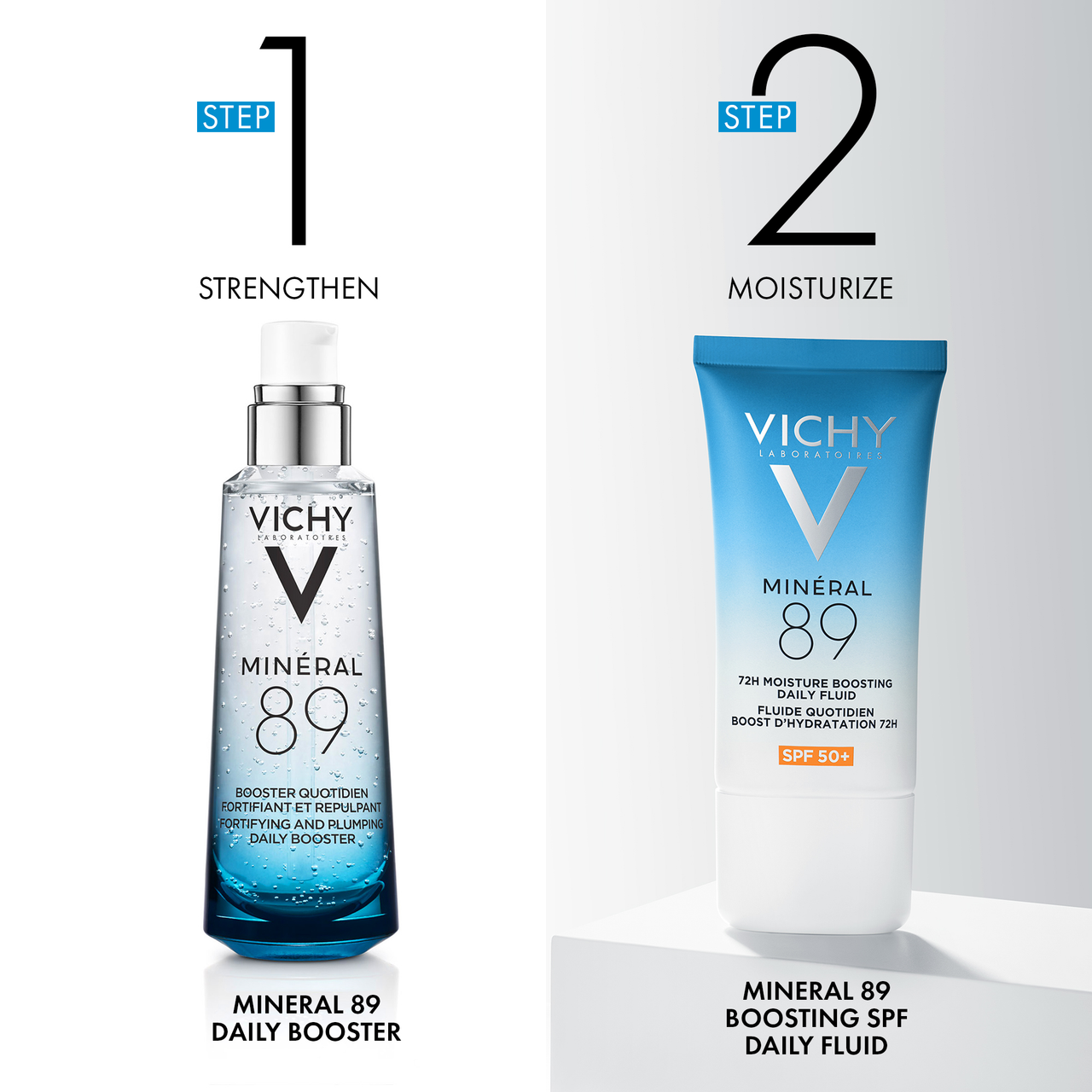 VICHY MINÉRAL 89 daily moisturizing fluid 72H SPF50+ 50 ml
