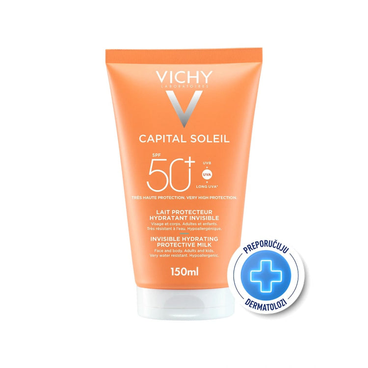 VICHY CAPITAL SOLEIL Invisible Moisturizing Milk for Families SPF50+ 150 ml