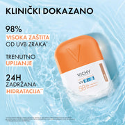 VICHY CAPITAL SOLEIL UV AQUA moisturizing fluid with color SPF50 #Medium 50 ml
