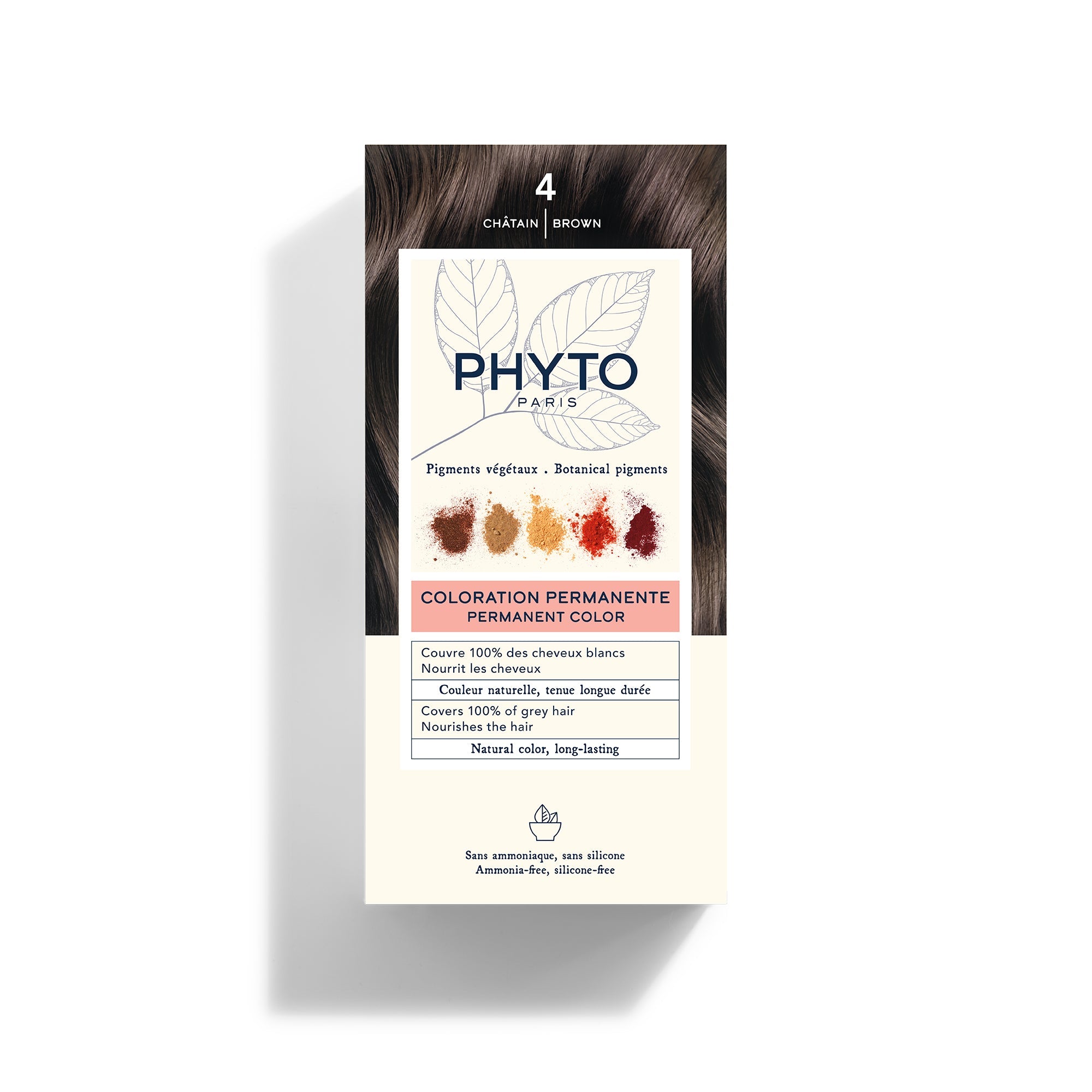 PHYTOCOLOR #4-castaño 4 u