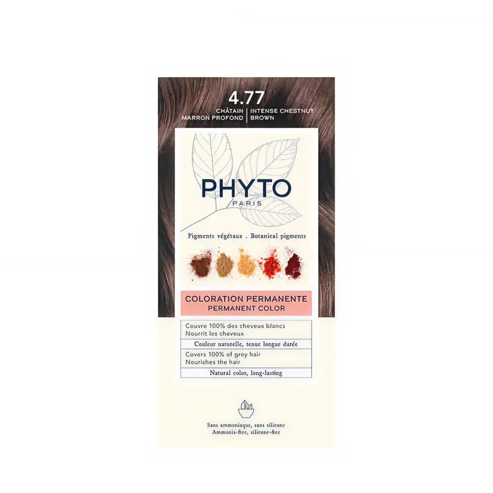 PHYTOCOLOR #4.77-castaño marrón intenso 4 u