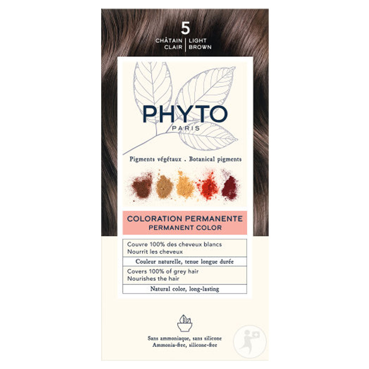 PHYTOCOLOR #5-castaño claro 4 u