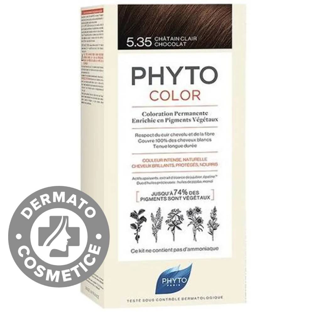 PHYTOCOLOR #5.35-castaño claro chocolate 4 u