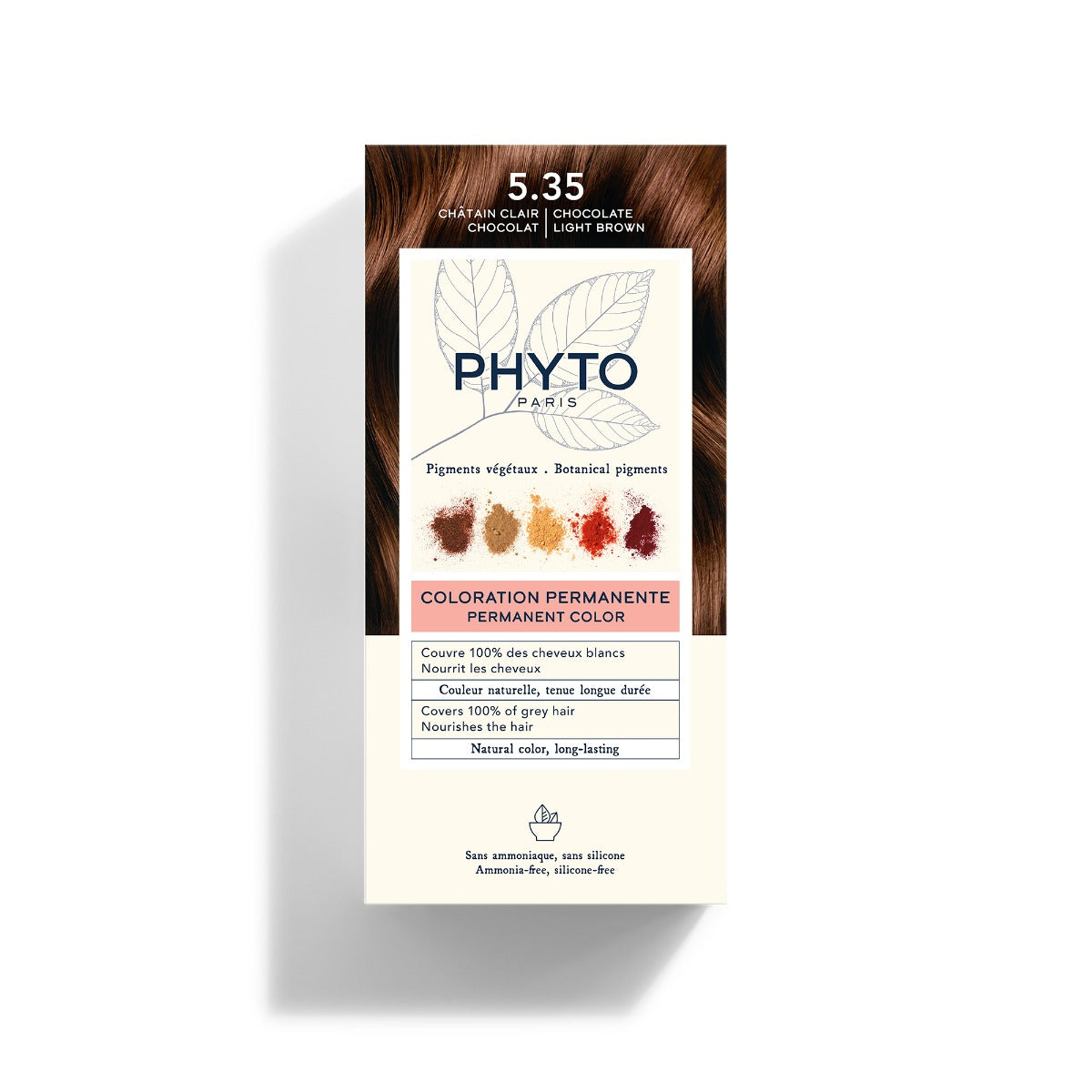 PHYTOCOLOR #5.35-castaño claro chocolate 4 u