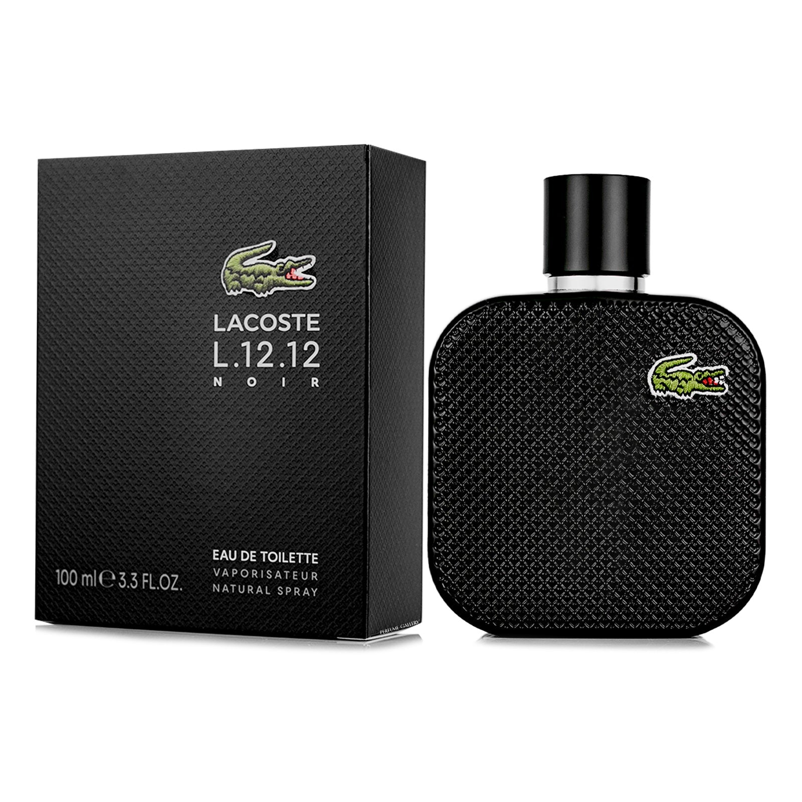EAU DE LACOSTE L.12.12 NOIR POUR HOMME edt vapo 100 ml