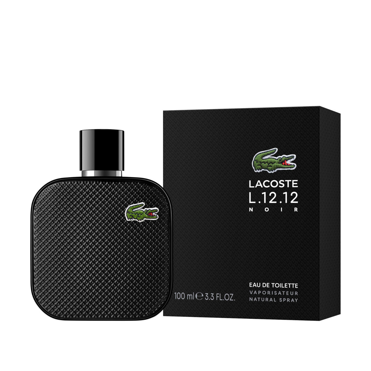 EAU DE LACOSTE L.12.12 NOIR POUR HOMME edt vapo 100 ml