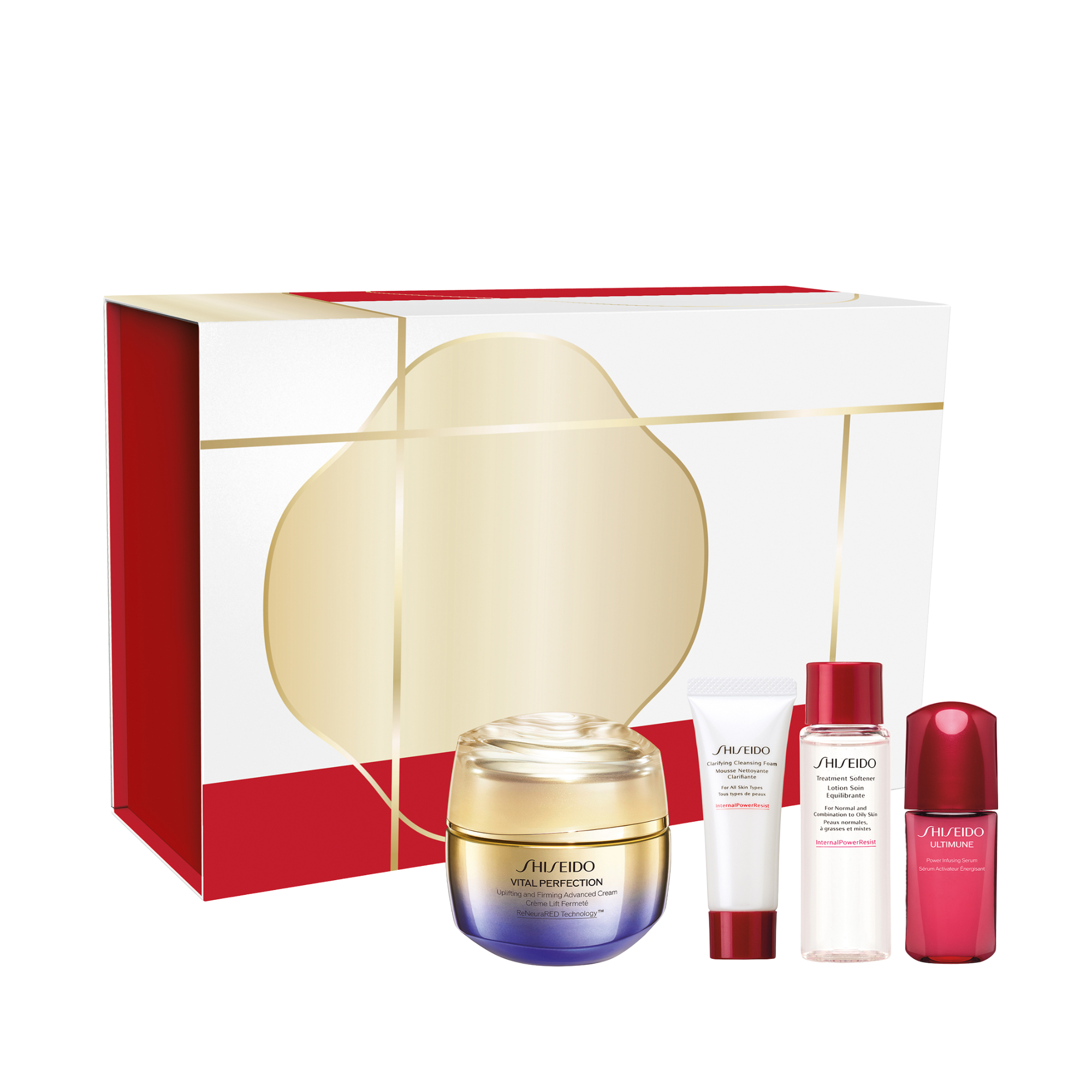 SHISEIDO VITAL PERFECTION UPLIFTING &amp; FIRMING CREAM CASE 4 pcs