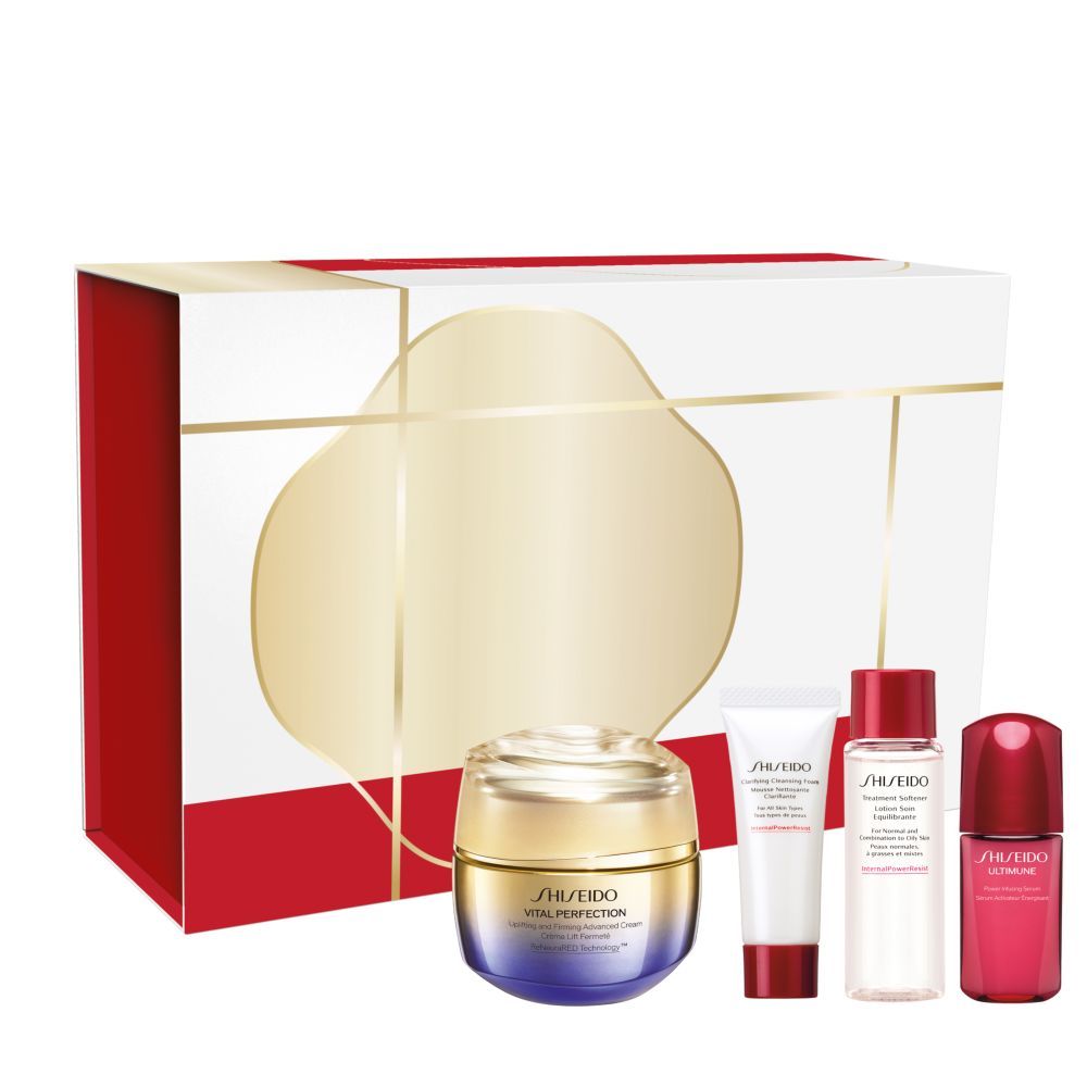 SHISEIDO VITAL PERFECTION UPLIFTING &amp; FIRMING CREAM CASE 4 pcs