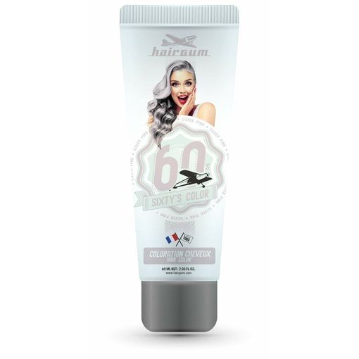 HAIRGUM SIXTY'S COLOR hair color #silver pink