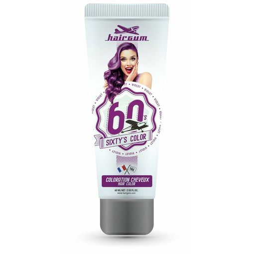 HAIRGUM SIXTY'S COLOR hair color #violet