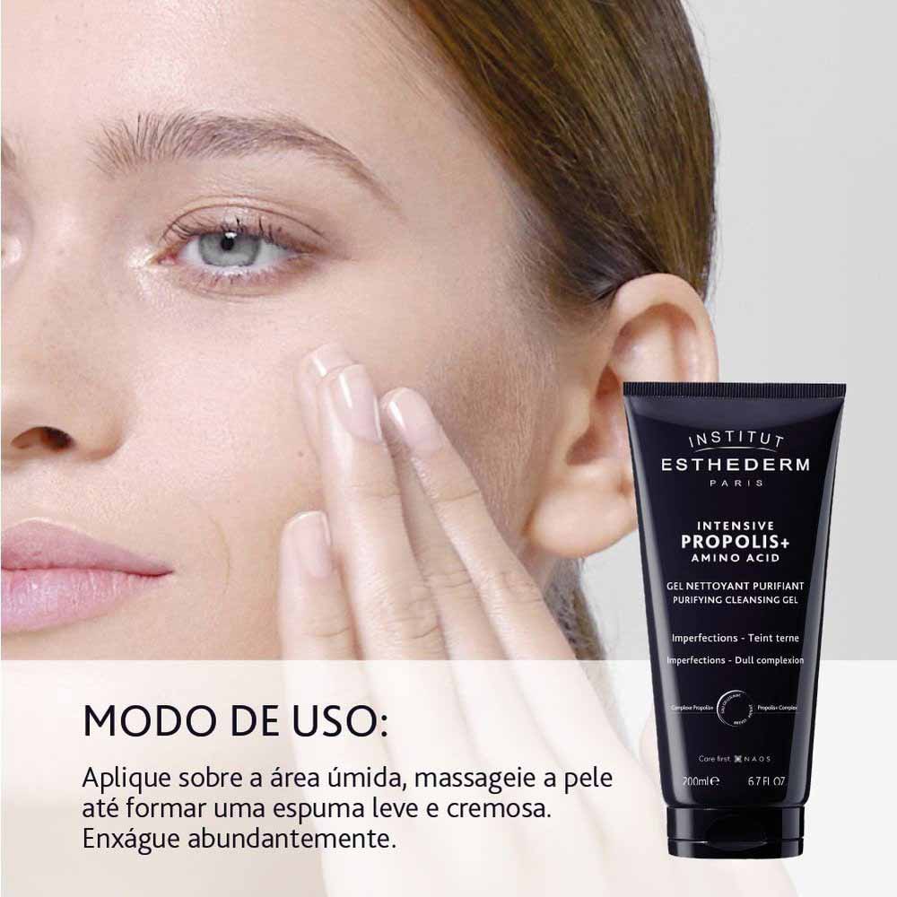 INSTITUT ESTHEDERM INTENSIVE PROPOLIS+ purifying cleansing gel with amino acids 200 ml