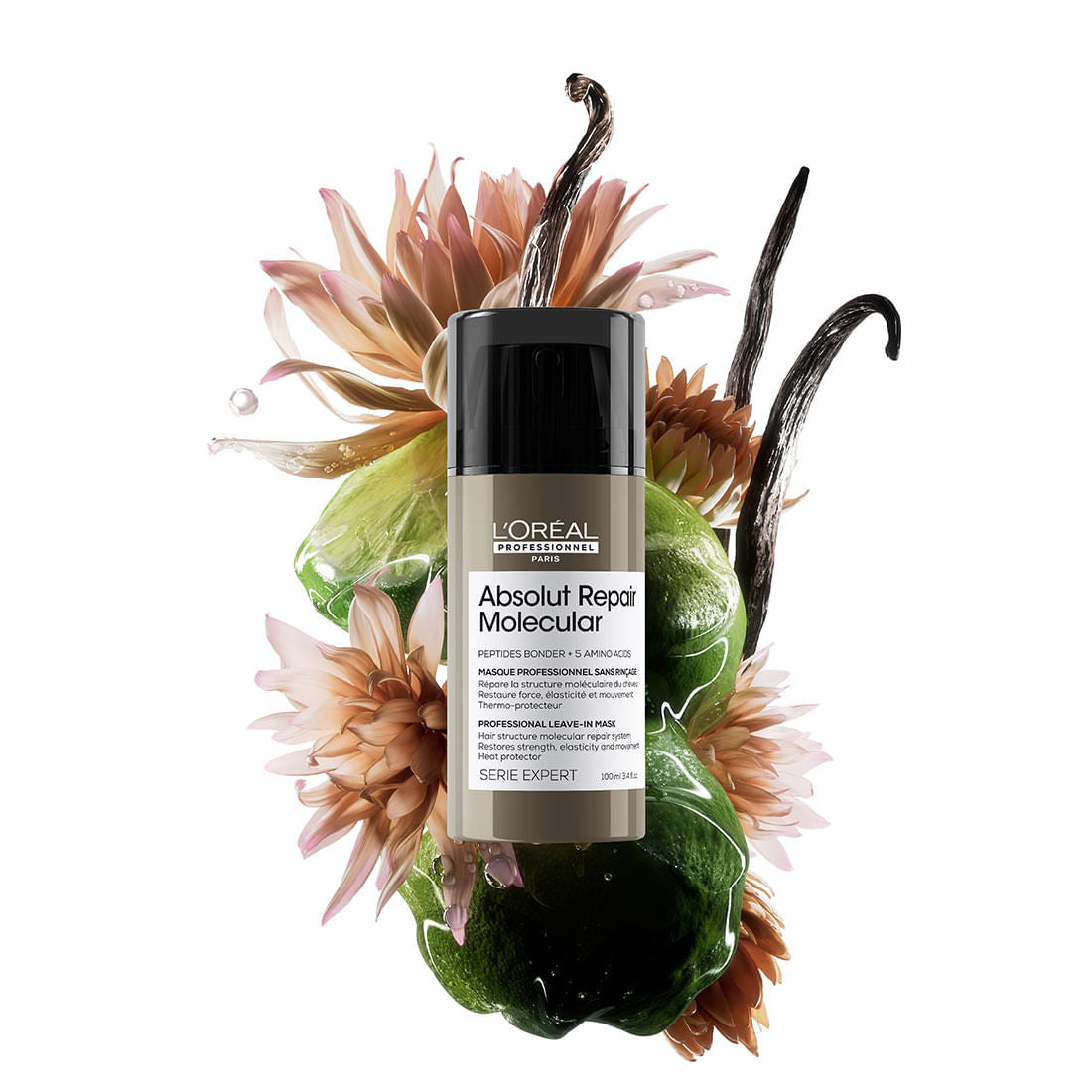 L'ORÉAL PROFESSIONNEL PARIS ABSOLUT REPAIR MOLECULAR professional repairing leave-in mask for damaged hair 100 ml
