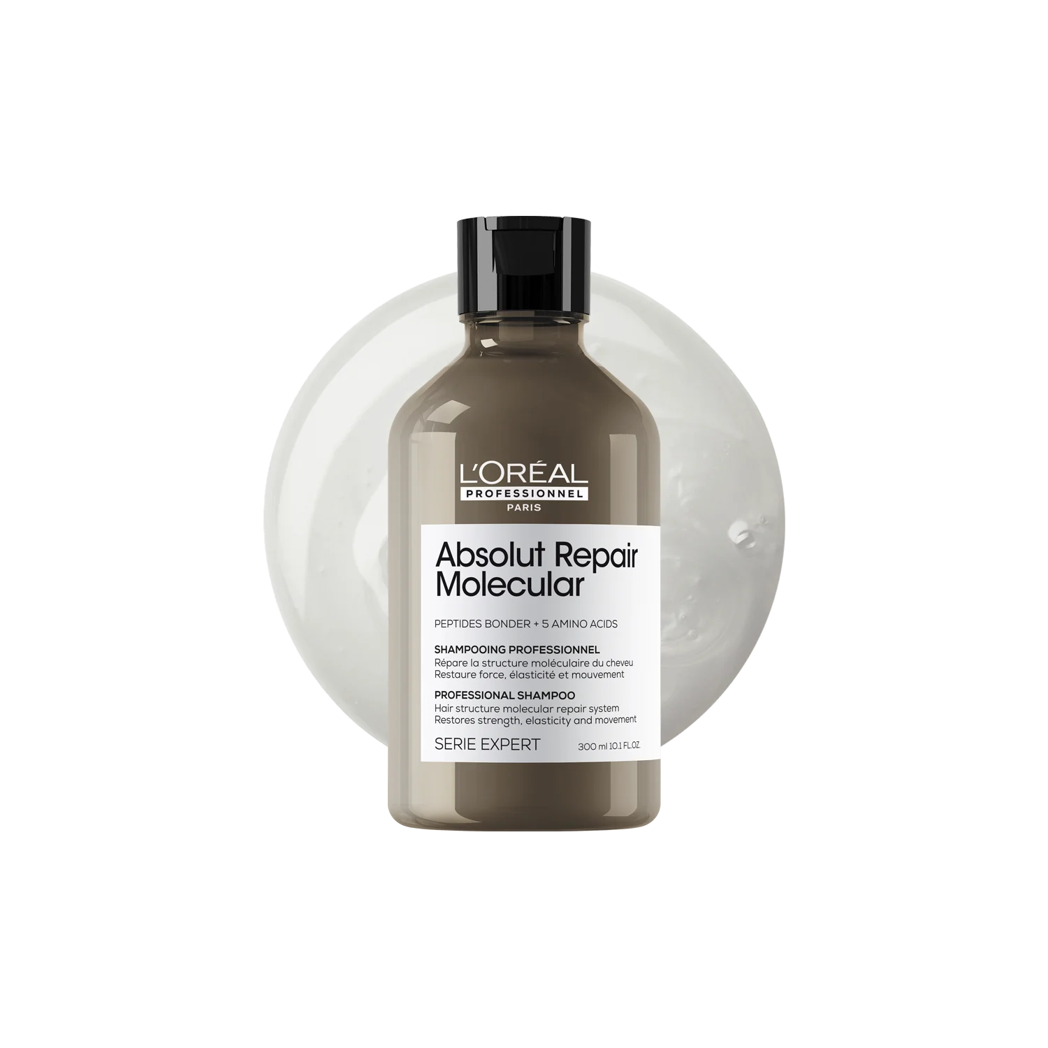 L'ORÉAL PROFESSIONNEL PARIS ABSOLUT REPAIR MOLECULAR professional sulfate-free shampoo for damaged hair 300 ml