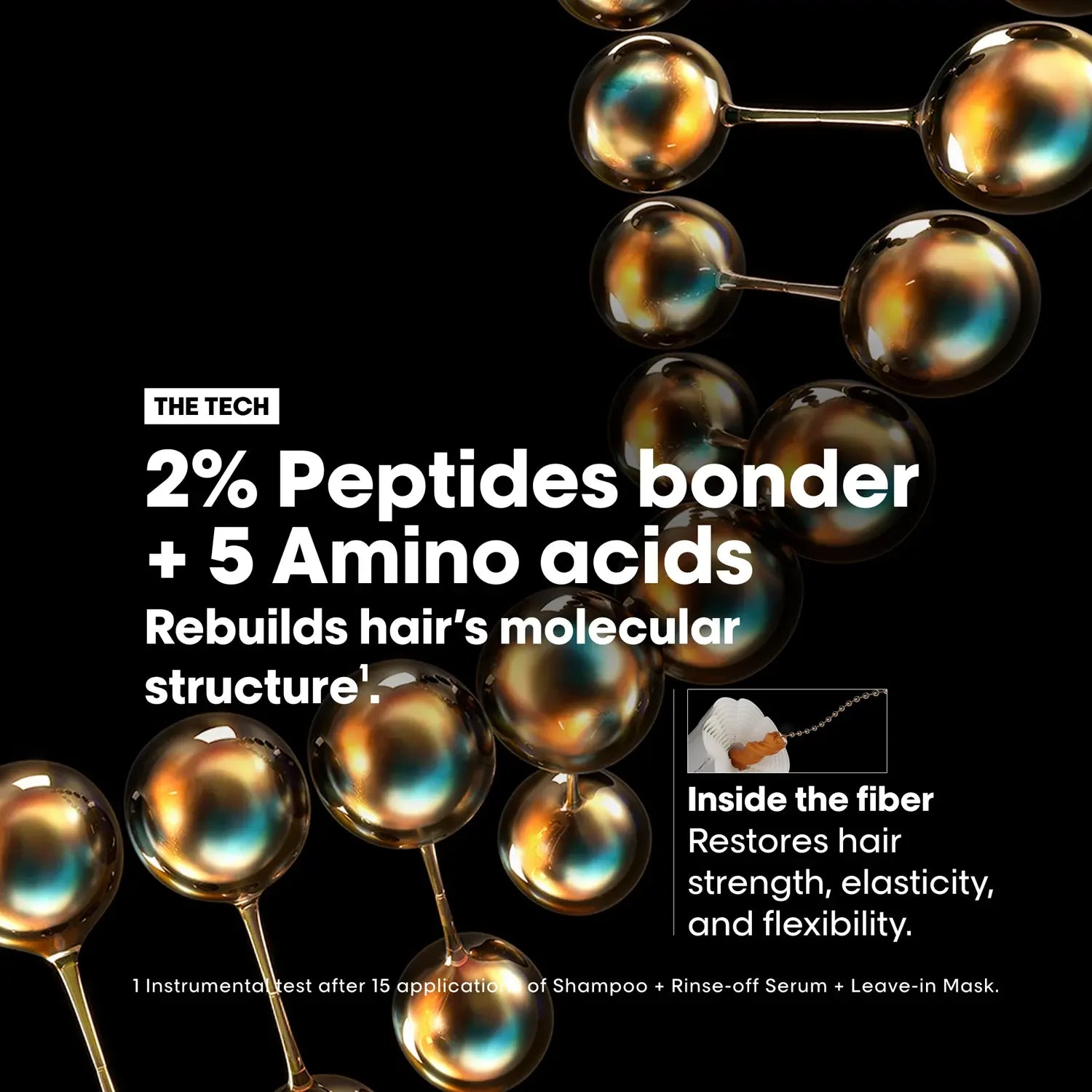L'ORÉAL PROFESSIONNEL PARIS ABSOLUT REPAIR MOLECULAR professional sulfate-free shampoo for damaged hair 300 ml