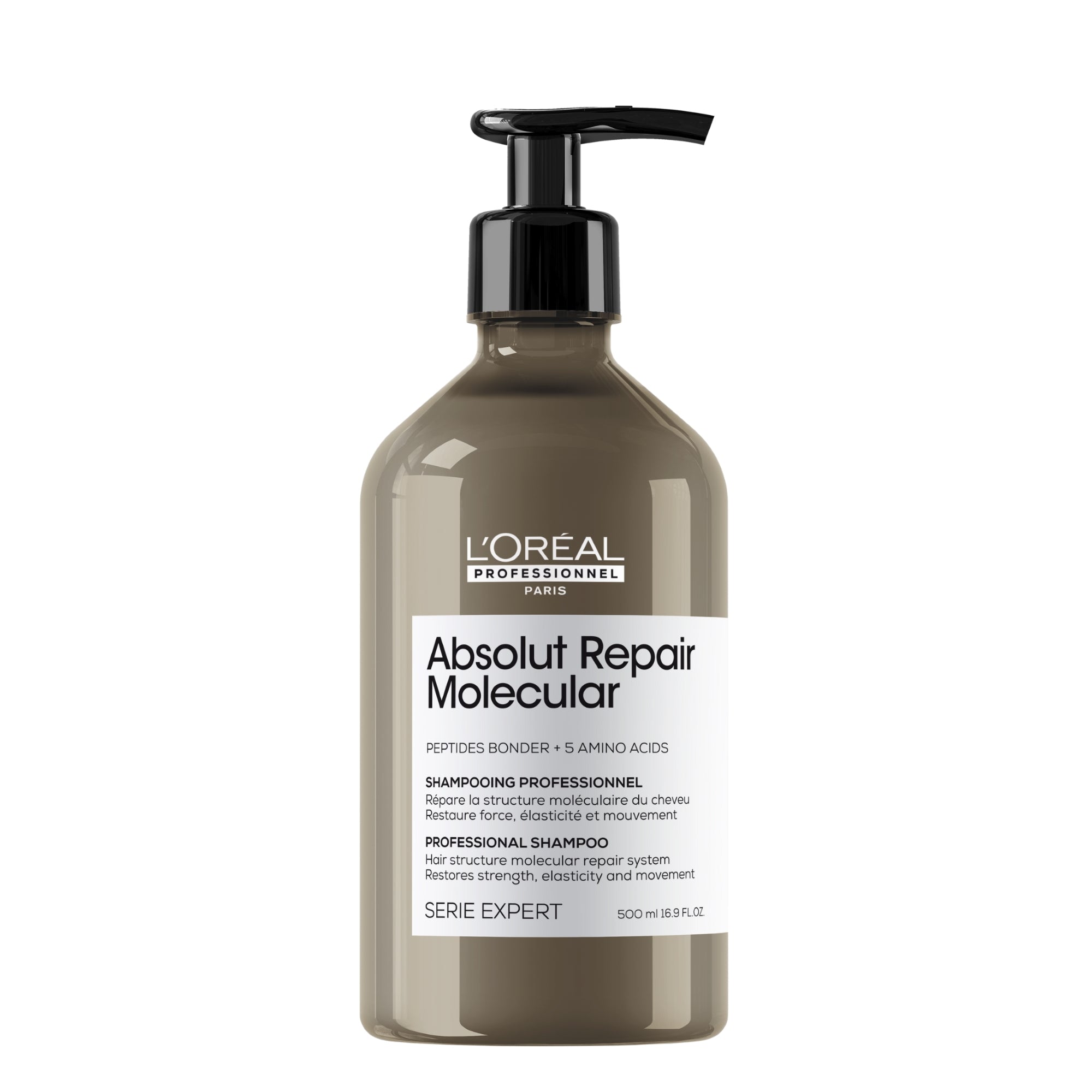L'ORÉAL PROFESSIONNEL PARIS ABSOLUT REPAIR MOLECULAR professional sulfate-free shampoo for damaged hair 500 ml