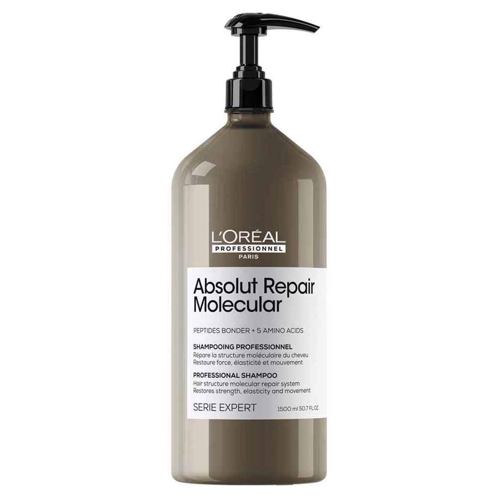 L'ORÉAL PROFESSIONNEL PARIS ABSOLUT REPAIR MOLECULAR professional sulfate-free shampoo for damaged hair 1500 ml