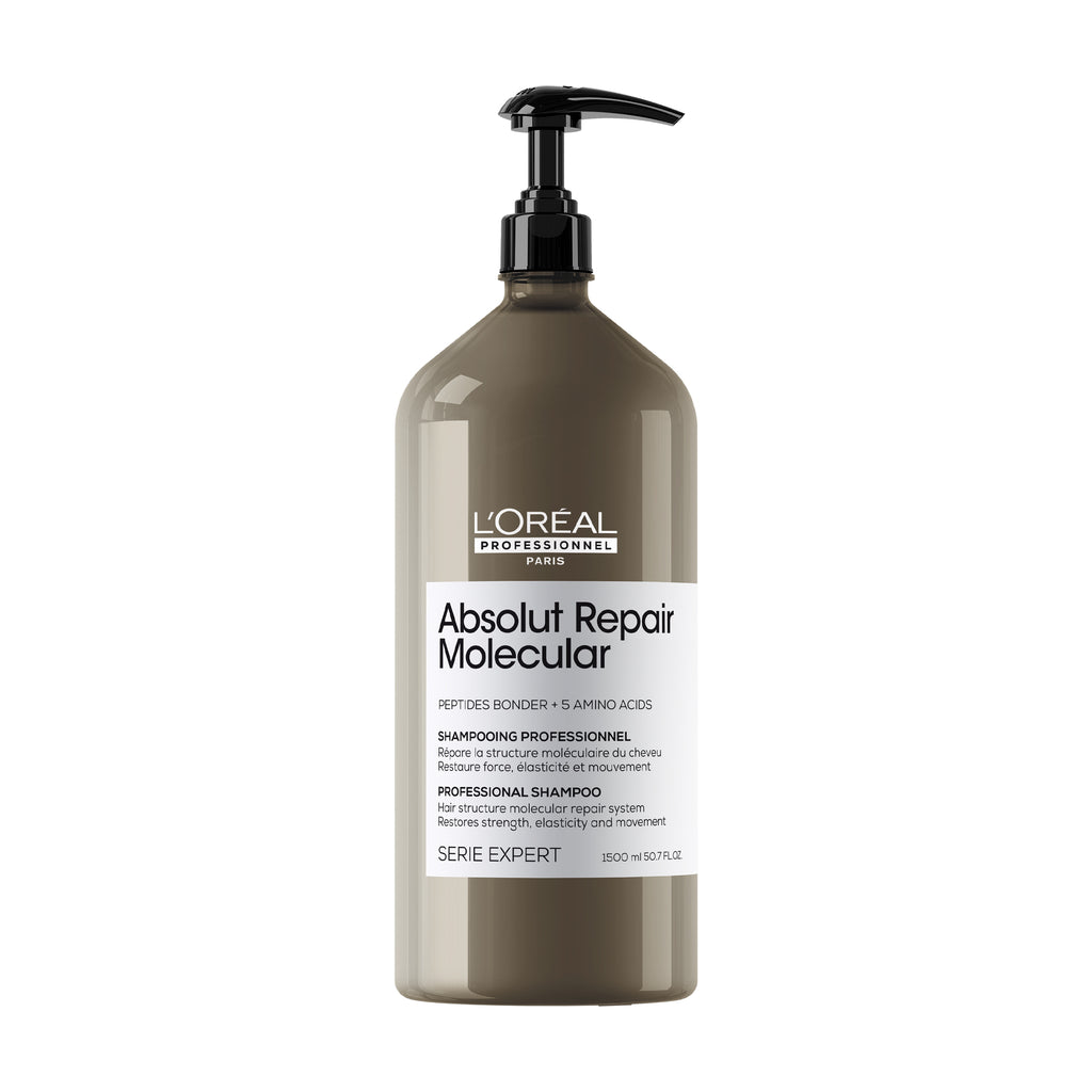 L'ORÉAL PROFESSIONNEL PARIS ABSOLUT REPAIR MOLECULAR professional sulfate-free shampoo for damaged hair 1500 ml
