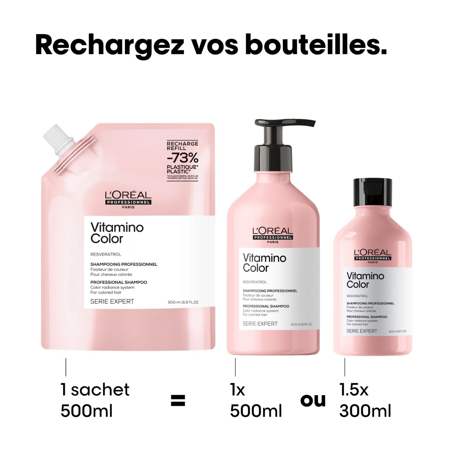 L'ORÉAL PROFESSIONNEL PARIS VITAMINO COLOR shampoo refill 500 ml