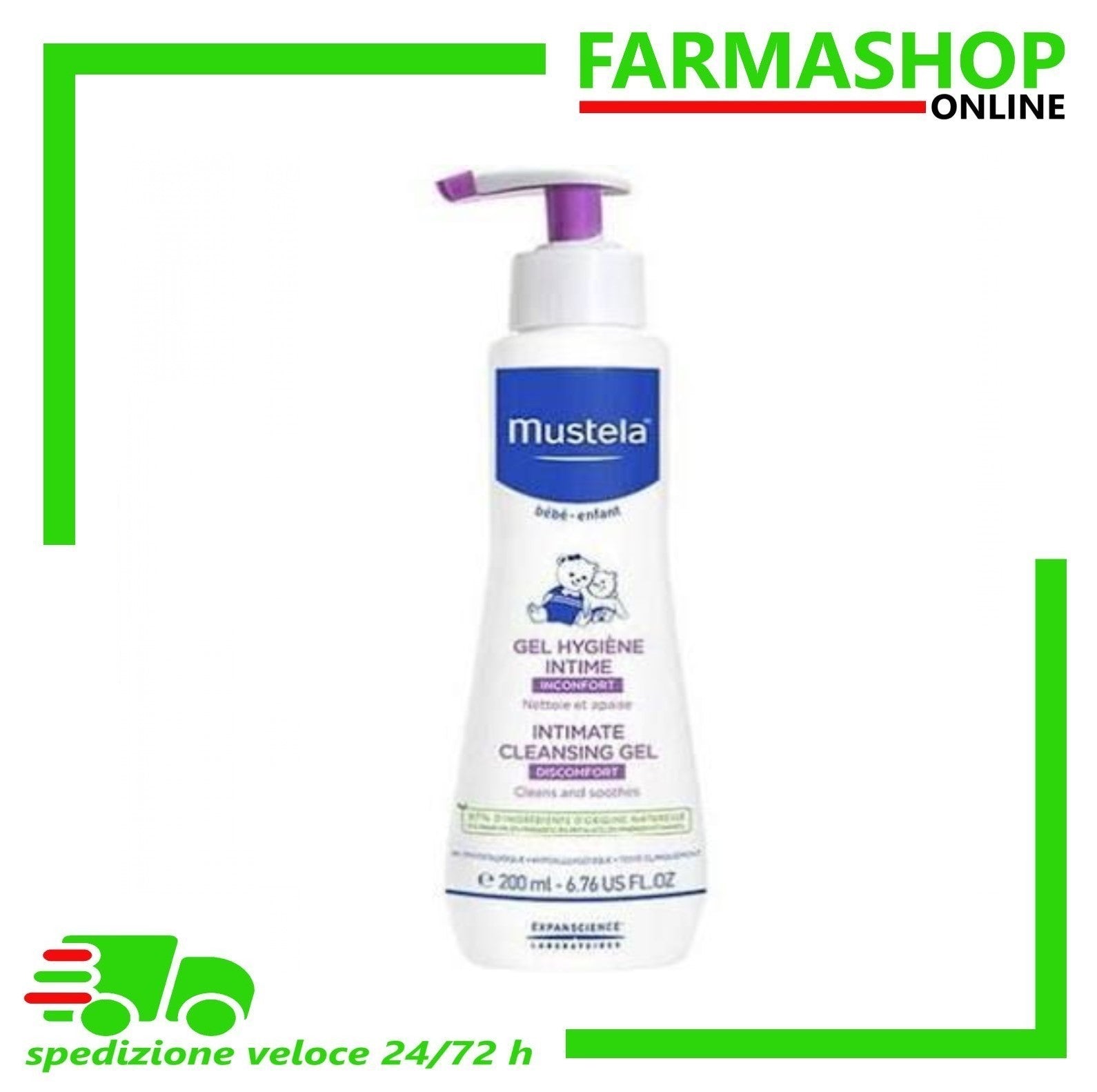 MUSTELA BABY-CHILD intimate hygiene gel 200 ml