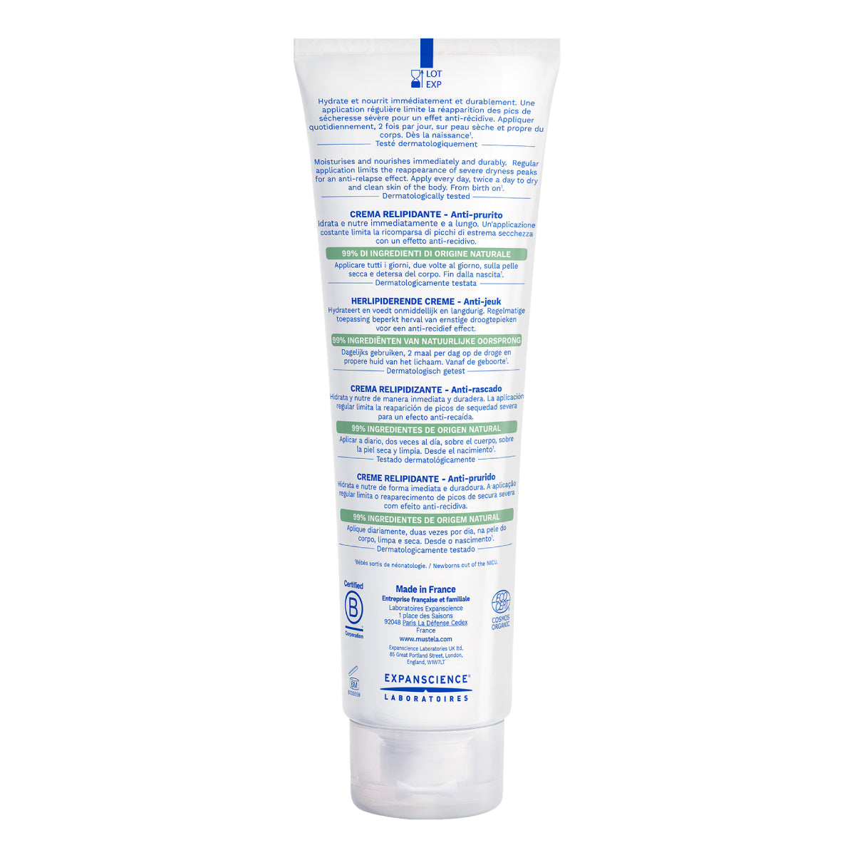 MUSTELA STELATOPIA+ BIO relipidizing cream 150 ml