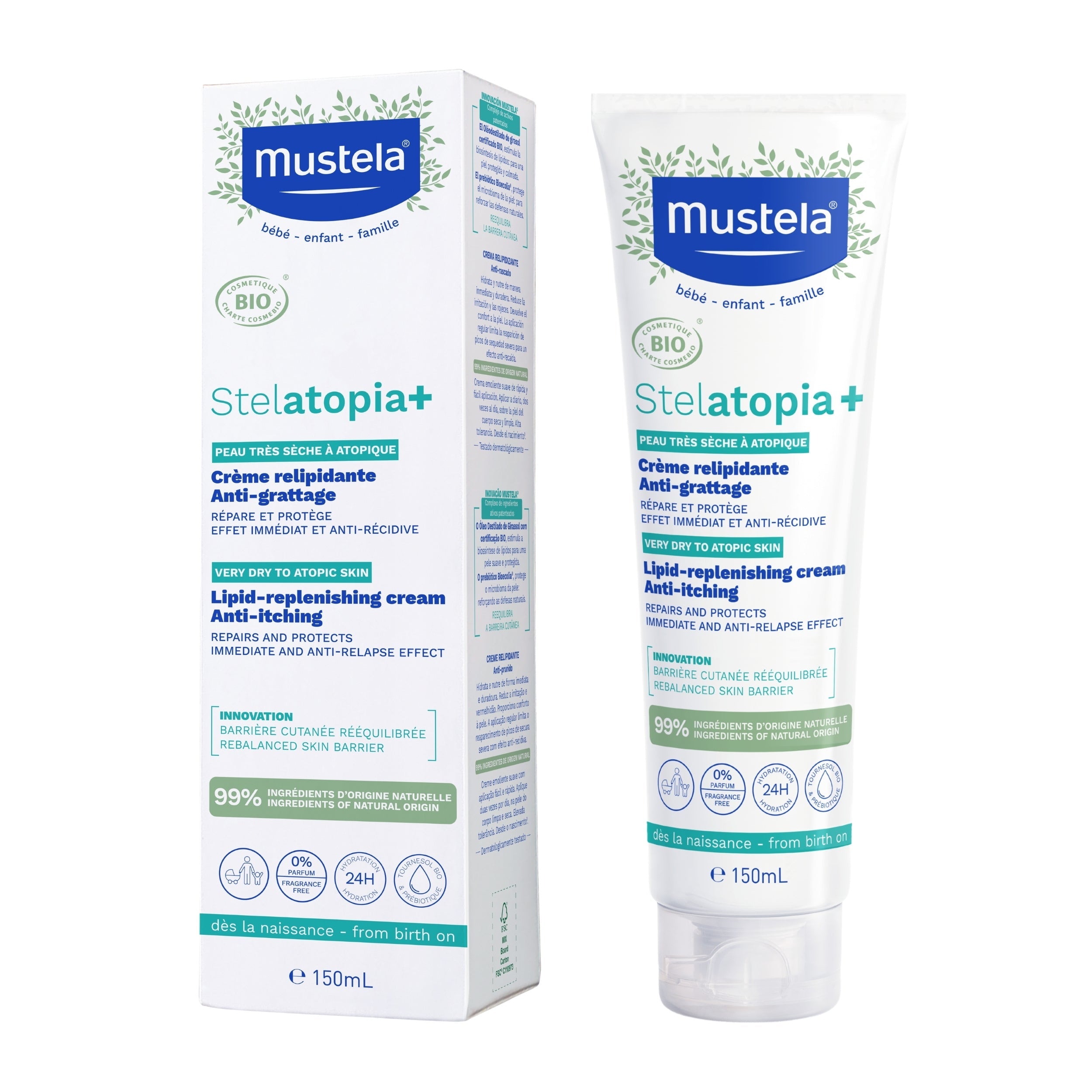 MUSTELA STELATOPIA+ BIO relipidizing cream 300 ml