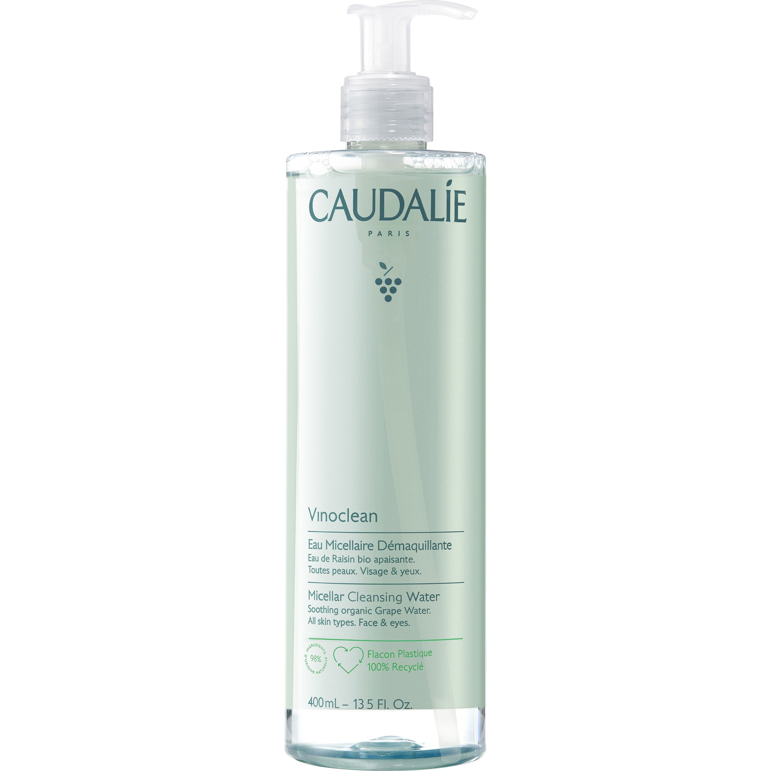 CAUDALIE VINOCLEAN makeup remover micellar water 400 ml