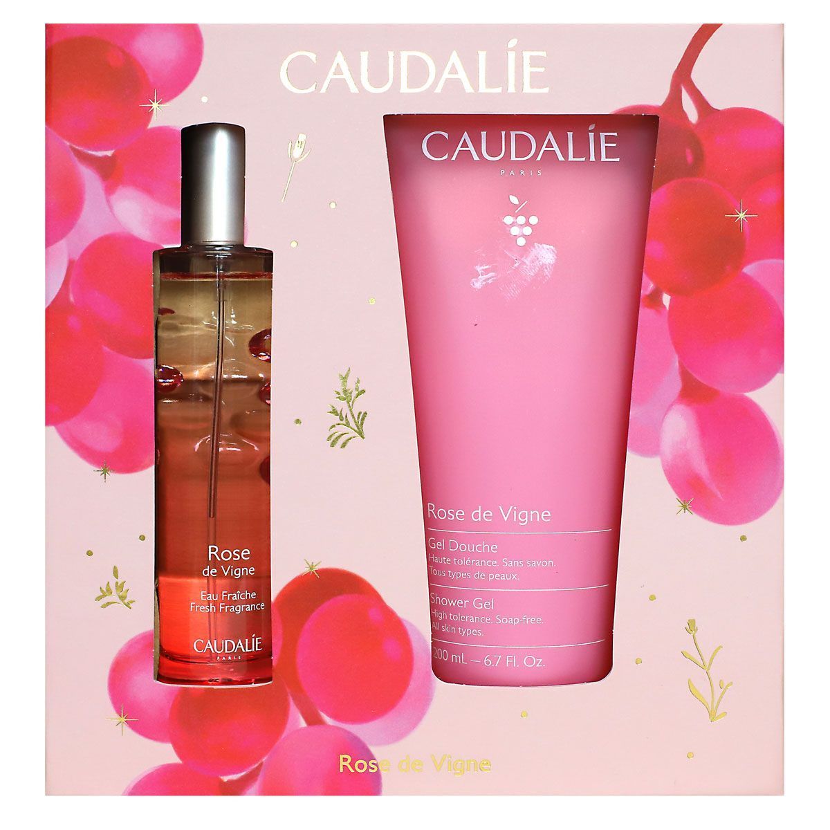CAUDALIE ROSE DE VIGNE SET OF 2 PCS
