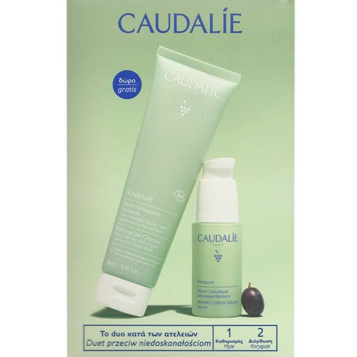 CAUDALIE VINOPURE DUO ANTI-BLEMISH CASE 2 pcs