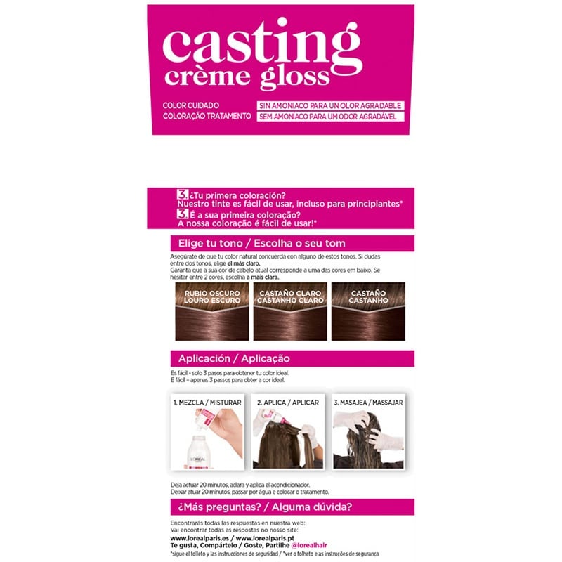 L'ORÉAL PARIS CASTING CREME GLOSS #515 - iced chocolate 180 ml