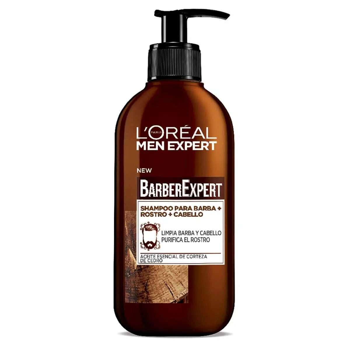 L'ORÉAL PARIS MEN EXPERT BARBER CLUB beard-face-hair shampoo 200 ml
