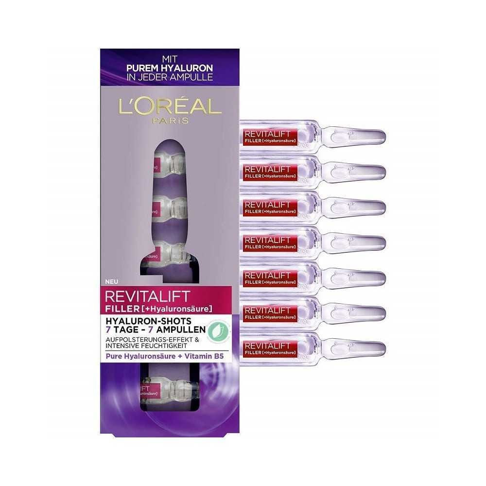 L'ORÉAL PARIS REVITALIFT FILLER hyaluronic acid intensive ampoules 7 x 1.3 ml
