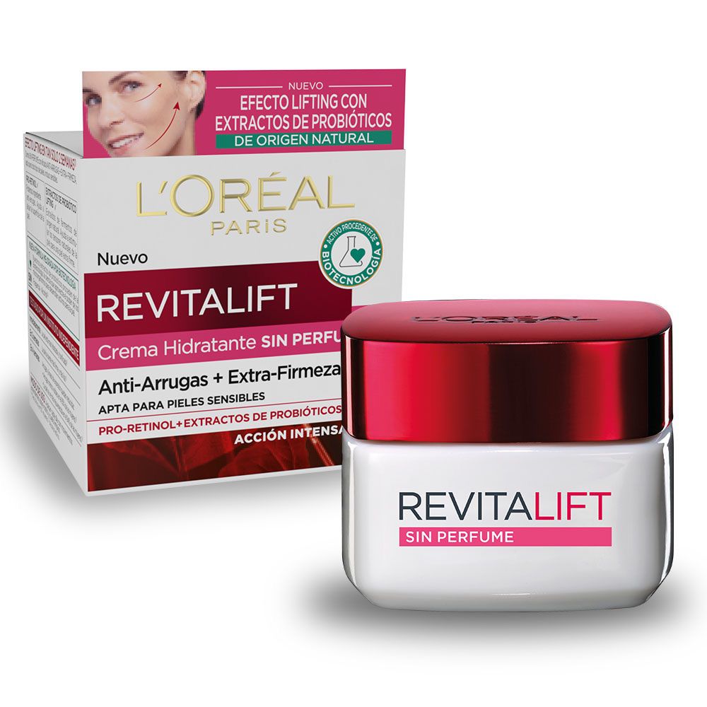 L'ORÉAL PARIS REVITALIFT SIN perfume piel sensible antiarrugas SPF15 50 ml