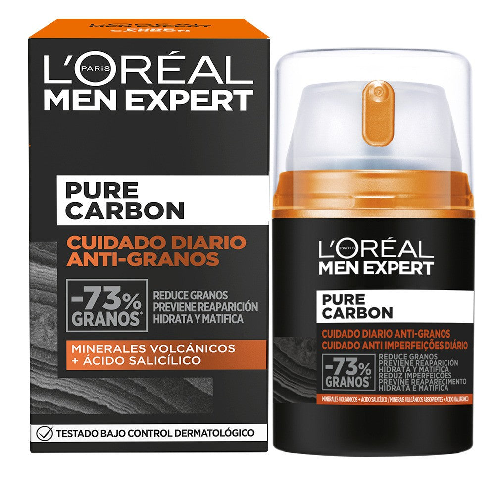 L'ORÉAL PARIS MEN EXPERT pure charcoal daily care anti-pimples 50 ml
