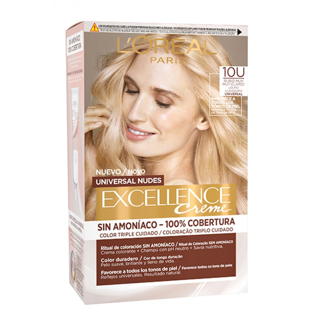 L'ORÉAL PARIS EXCELLENCE NUDES dye #10u-lightest blonde 5 u