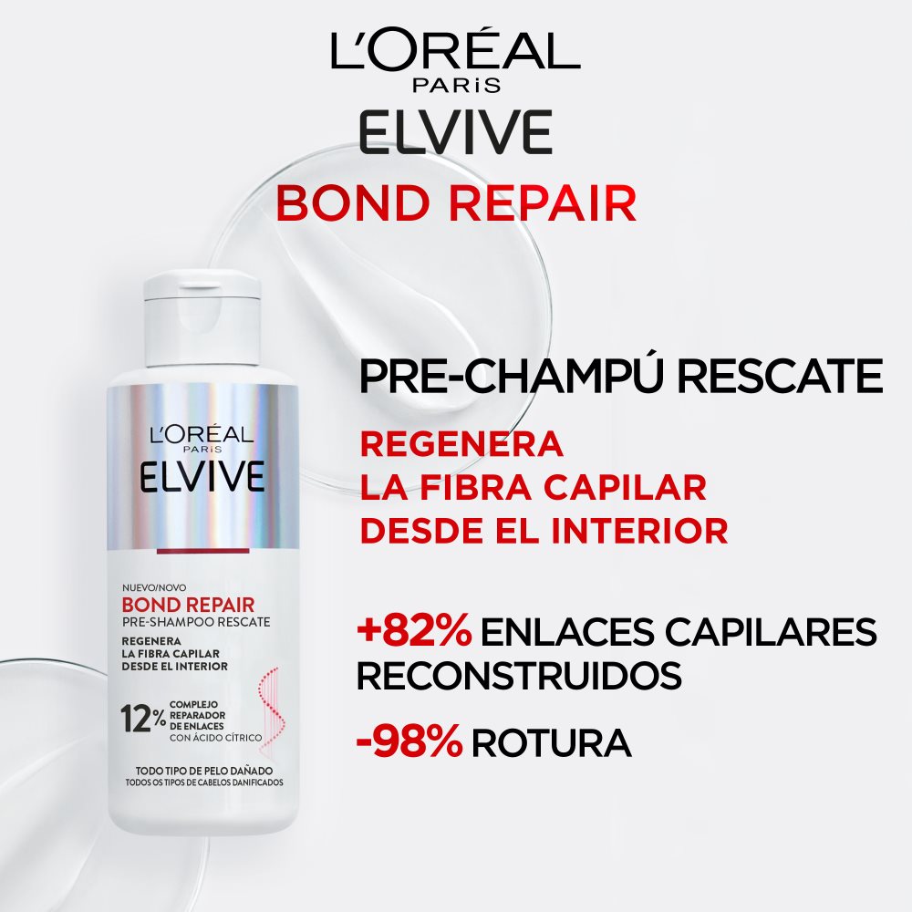 L'ORÉAL PARIS ELVIVE BOND REPAIR pre-champú regenerador 200 ml