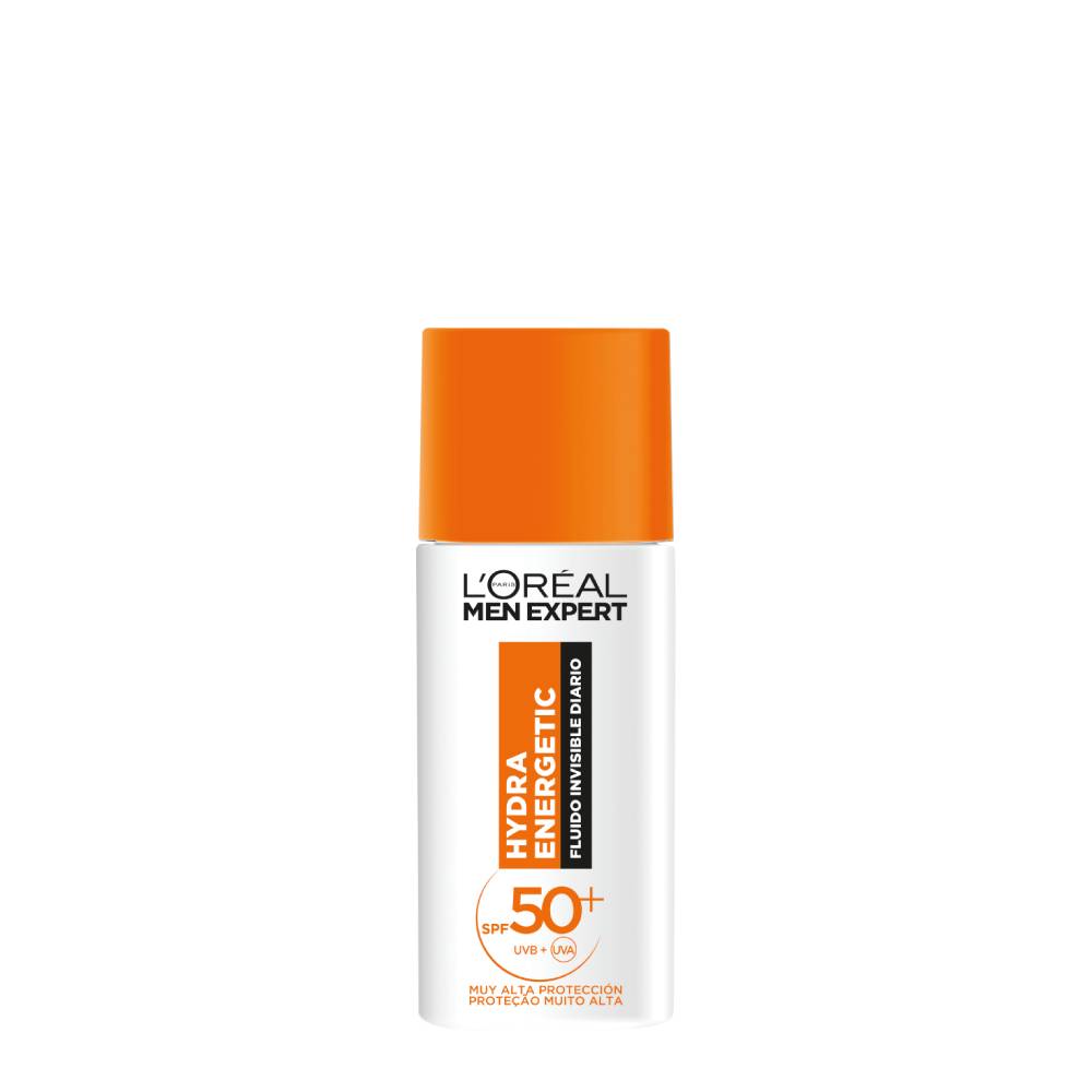 L'ORÉAL PARIS MEN EXPERT hydra energetic fluido invisible diario SPF50+ 50 ml
