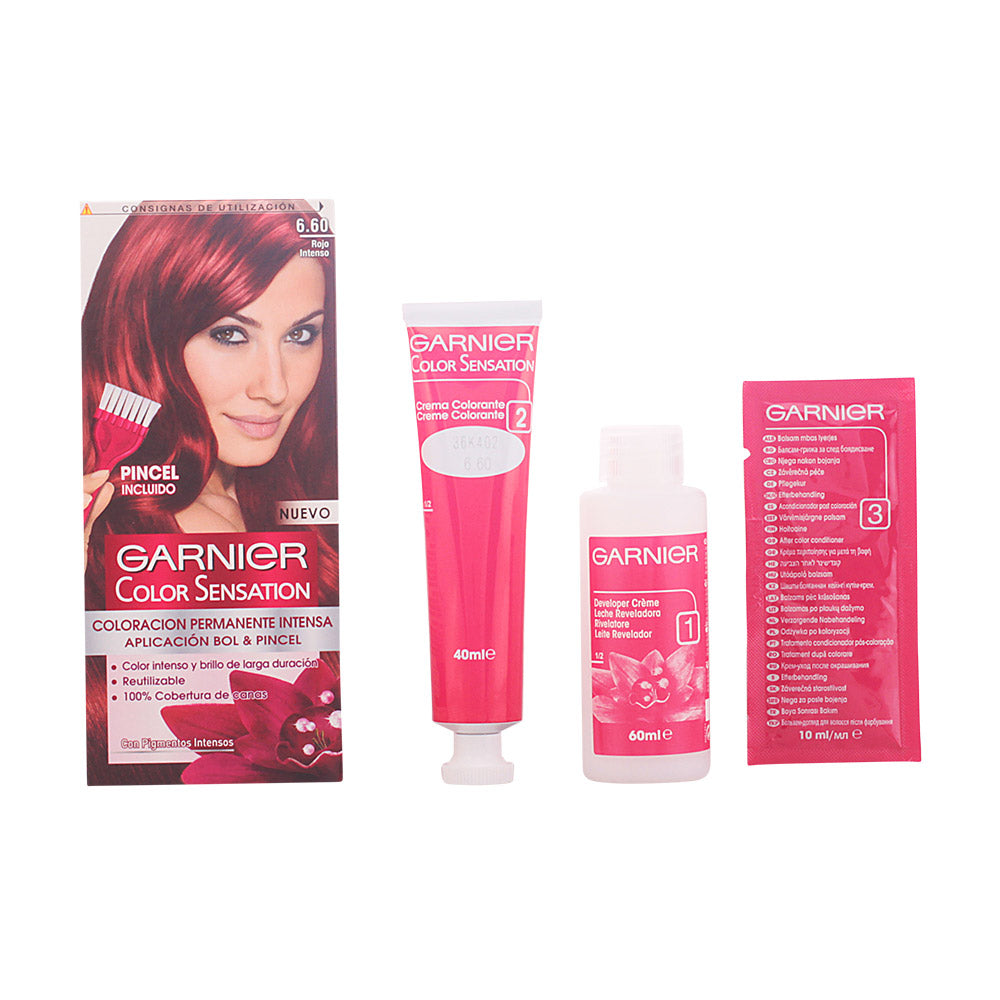 GARNIER COLOR SENSATION #6.60-intense red 110 gr